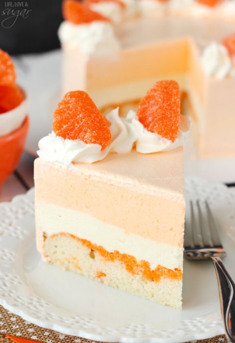 Narancskrém ice torta